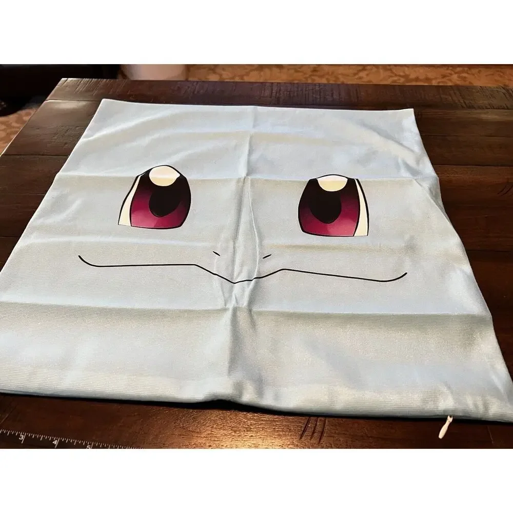 Pokemon SQUIRTLE Cushion Cover Pillow Case Pokémon NEW Bedding Decor Pillowcase